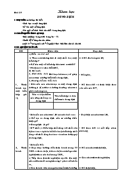 Giáo án lớp 5 môn Khoa học - Bài 37