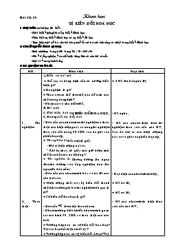 Giáo án lớp 5 môn Khoa học - Bài 38, 39