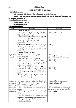 Giáo án lớp 5 môn Khoa học - Bài 3