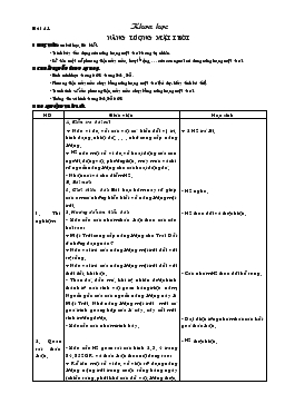 Giáo án lớp 5 môn Khoa học - Bài 41