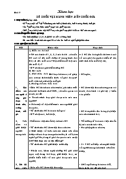 Giáo án lớp 5 môn Khoa học - Bài 7