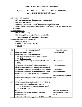 Giáo án lớp 5 môn Kĩ thuật