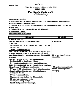 Giáo án lớp 5 môn Tiếng Việt - Tuần 16