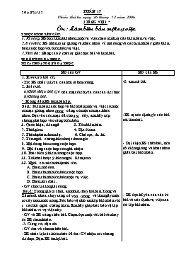 Giáo án lớp 5 môn Tiếng Việt - Tuần 17