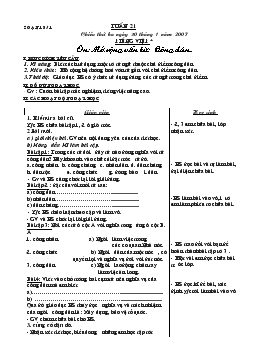 Giáo án lớp 5 môn Tiếng Việt - Tuần 21