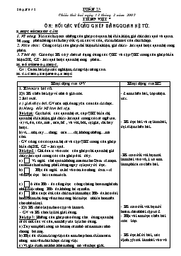 Giáo án lớp 5 môn Tiếng Việt - Tuần 23, 24