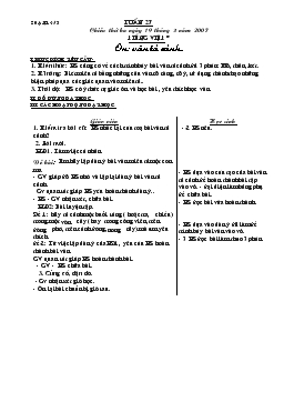 Giáo án lớp 5 môn Tiếng Việt - Tuần 27