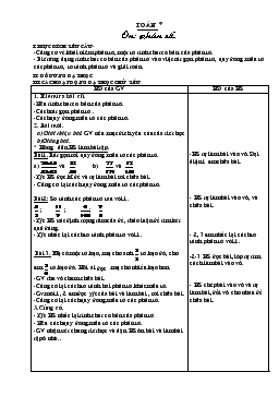 Giáo án lớp 5 môn Toán