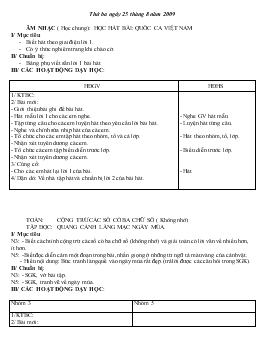 Giáo án lớp 5 - Tuần 1, thứ ba