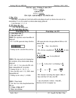 Giáo án lớp 5 - Tuần 1 - Trường Tiểu học Diễn