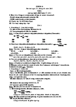 Giáo án lớp 5 - Tuần 10 năm 2011