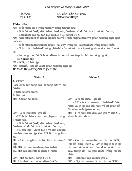 Giáo án lớp 5 - Tuần 10, thứ tư