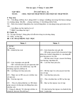 Giáo án lớp 5 - Tuần 14, thứ sáu