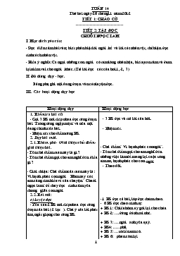 Giáo án lớp 5 - Tuần 14