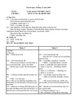 Giáo án lớp 5 - Tuần 16, thứ ba