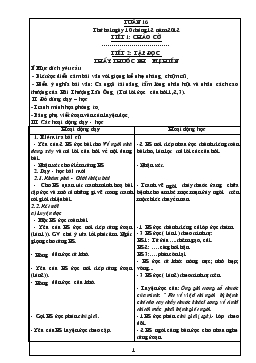 Giáo án lớp 5 - Tuần 16