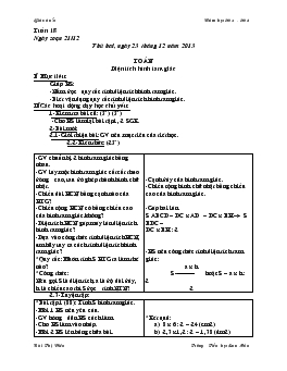 Giáo án lớp 5 tuần 18 năm 2013 - 2014