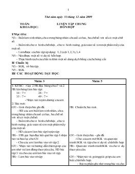 Giáo án lớp 5 - Tuần 18, thứ năm