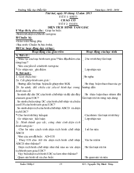 Giáo án lớp 5 - Tuần 18 - Trường Tiểu học Diễn