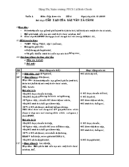 Giáo án lớp 5 - Tuần 1