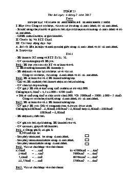 Giáo án lớp 5 - Tuần 23 năm 2011