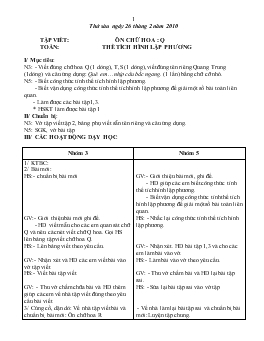 Giáo án lớp 5 - Tuần 23, thứ sáu