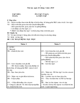 Giáo án lớp 5 - Tuần 27, thứ sáu