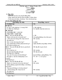 Giáo án lớp 5 - Tuần 27 - Trường Tiểu học Diễn