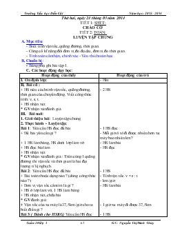 Giáo án lớp 5 - Tuần 28 - Trường Tiểu học Diễn