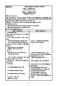 Giáo án lớp 5 - Tuần 28