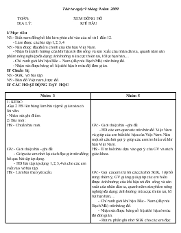 Giáo án lớp 5 - Tuần 3, thứ tư