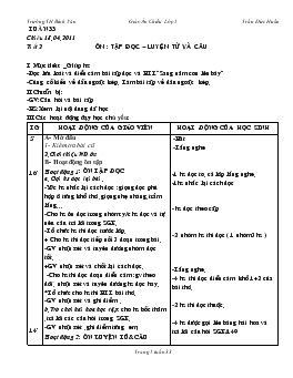 Giáo án lớp 5 - Tuần 33 - Trường TH Bình Văn