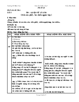 Giáo án lớp 5 - Tuần 35 - Trường TH Bình Văn