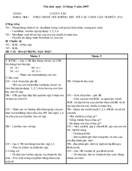 Giáo án lớp 5 - Tuần 5, thứ năm