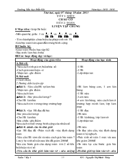 Giáo án lớp 5 - Tuần 7 - Trường Tiểu học Diễn