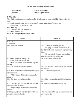 Giáo án lớp 5 - Tuần 9, thứ sáu