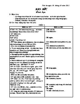 Giáo án môn Đạo đức - Tuần 10