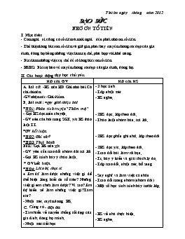 Giáo án môn Đạo đức - Tuần 7