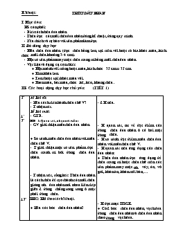 Giáo án môn Kỹ thuật - Tuần 11