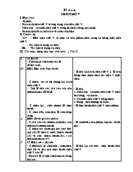 Giáo án môn Kỹ thuật - Tuần 9