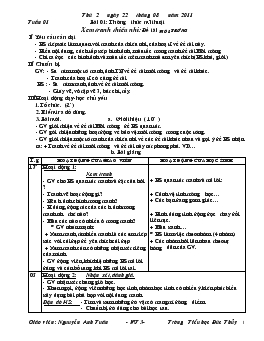 Giáo án môn Mỹ thuật lớp 3