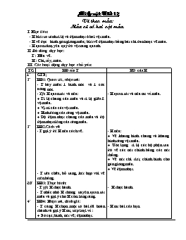 Giáo án môn Mỹ thuật - Tuần 12