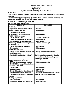 Giáo án môn Têngs Việt - Tuần 6