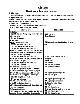 Giáo án môn Tiếng Việt - Tuần 14