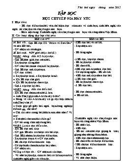 Giáo án môn Tiếng Việt - Tuần 5