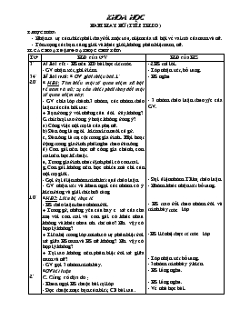 Giáo án môn Tự nhiên xã hội - Tuần 2