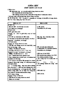 Giáo án môn Tự nhiên xã hội - Tuần 6