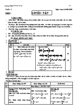 Giáo án Số học 8 tiết 2- Luyện tập