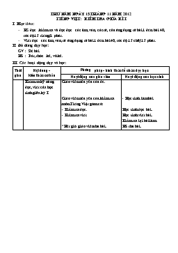 KIểm tra giữa học kỳ I