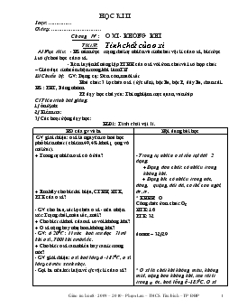 Giáo Án Hóa 8 – Phạm Lan – THCS Tân Bình